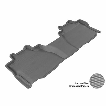 3D MAXPIDER TOYOTA SEQUOIA 2008-2013 KAGU GRAY R2 BENCH SEATING Floor Mat L1TY14621501